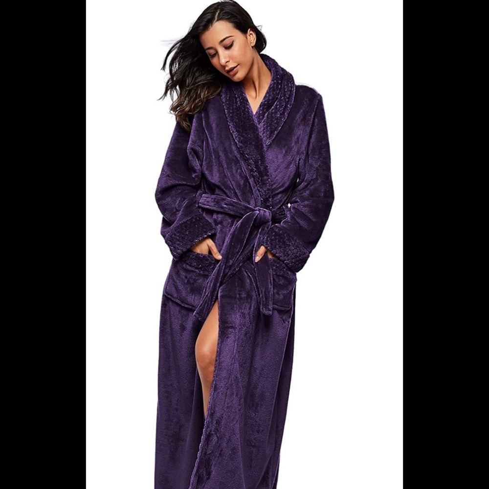 Womens Luxury Plush Robe